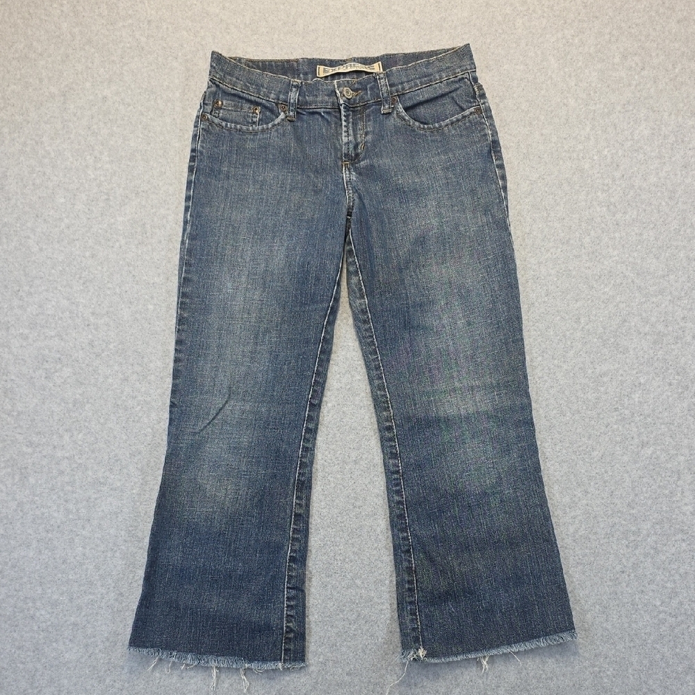 Express Dark Blue Flare Jeans